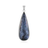 Pietersite Silver Pendant (Bali Barong)