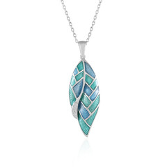 Zircon Silver Necklace (Adela Silber)