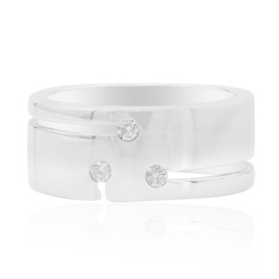I1 (G) Diamond Silver Ring (Annette)