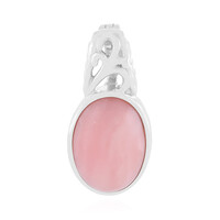 Pink Opal Silver Pendant