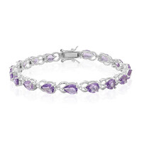 Amethyst Silver Bracelet