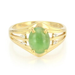 Imperial Chrysoprase Silver Ring