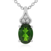 Russian Diopside Silver Necklace
