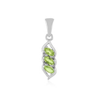 Arizona Peridot Silver Pendant