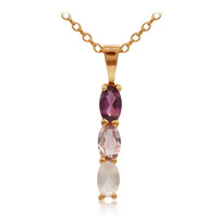 Rhodolite Silver Necklace