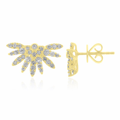 10K SI1 (H) Diamond Gold Earrings