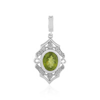 Peridot Silver Pendant