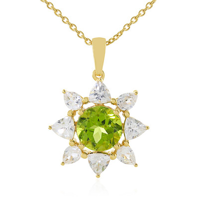 Peridot Silver Necklace