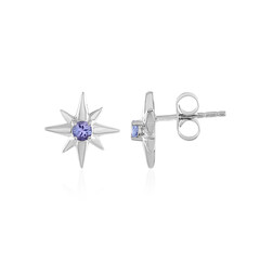 Tanzanite Silver Earrings