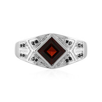 Indian Garnet Silver Ring