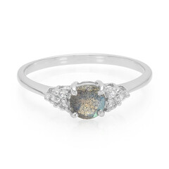 Romanian Spectrolite Silver Ring