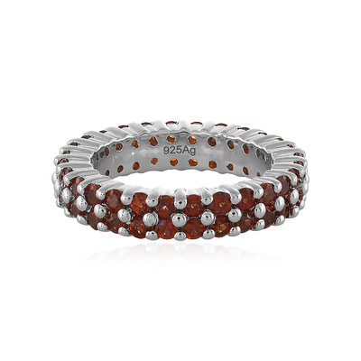 Mozambique Garnet Silver Ring
