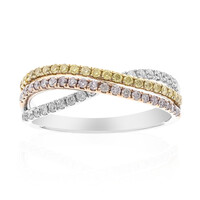14K I1 Pink Diamond Gold Ring (CIRARI)