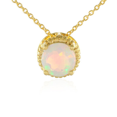 Welo Opal Silver Necklace