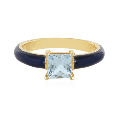Sky Blue Topaz Silver Ring