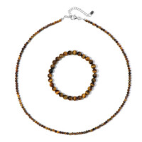 Tiger´s Eye Silver Set