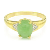 Imperial Chrysoprase Silver Ring