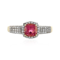 9K Pink Tourmaline Gold Ring (Adela Gold)