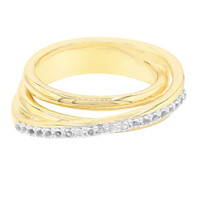 White Topaz Silver Ring