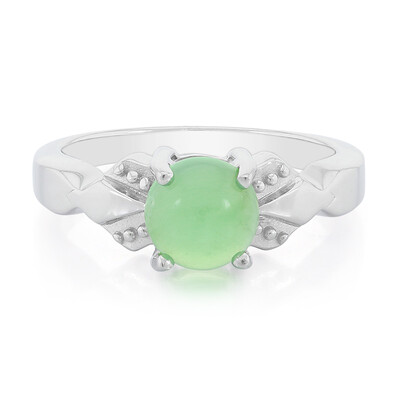 Imperial Chrysoprase Silver Ring