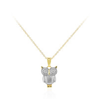 I3 (I) Diamond Silver Necklace