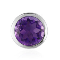 Zambian Amethyst Silver Pendant