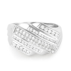 Zircon Silver Ring