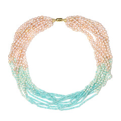 Amazonite Silver Necklace (Riya)