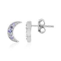 Tanzanite Silver Earrings