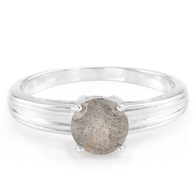 Romanian Spectrolite Silver Ring