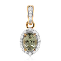 9K Colour Change Diaspore Gold Pendant (Tenner Diniz)