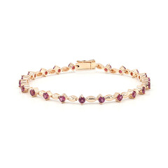 Rhodolite Silver Bracelet