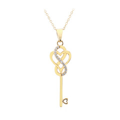 Zircon Silver Necklace
