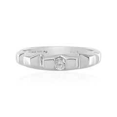 I2 (H) Diamond Silver Ring (de Melo)