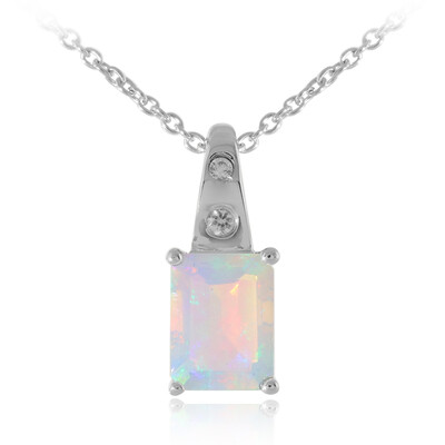 Welo Opal Silver Necklace