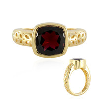 Rhodolite Silver Ring