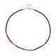 Mozambique Ruby Silver Necklace (Riya)