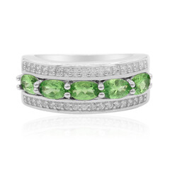 Tsavorite Silver Ring