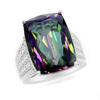 Mystic Quartz Silver Ring