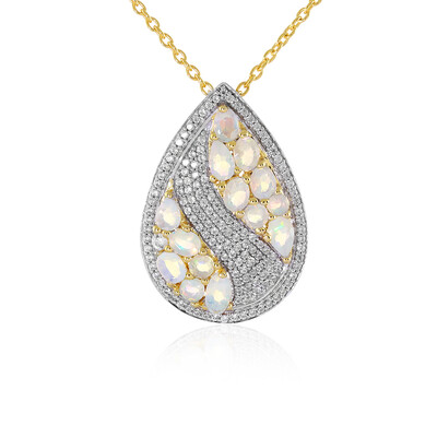 Welo Opal Silver Necklace