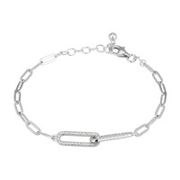 I3 (I) Diamond Silver Bracelet