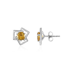 Citrine Silver Earrings