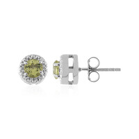Lemon Quartz Silver Earrings