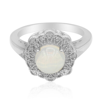 Welo Opal Silver Ring