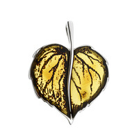 Baltic Amber Silver Pendant