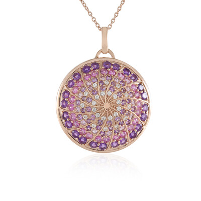 Amethyst Silver Necklace (KM by Juwelo)