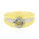 Green Amethyst Silver Ring (Remy Rotenier)