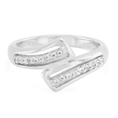 White Sapphire Silver Ring