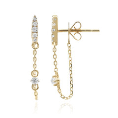 14K SI2 (H) Diamond Gold Earrings (CIRARI)