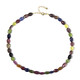 Fancy Sapphire Silver Necklace